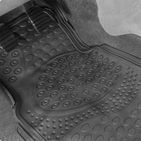 Covorase auto Bubble RoGroup, negre, 4 bucati