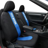 Set Huse Scaune Auto Sparco Blue Spider, negru-albastru, 9 bucati