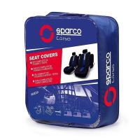 Huse Scaune Auto Audi 200 - Sparco Blue Spider, 9 bucati