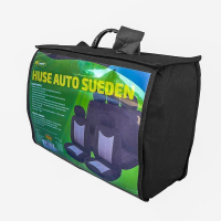 Set Huse Scaune Auto pentru Audi A1 - RoGroup Sueden-Polyester, cu fermoare pentru bancheta rabatabila, 9 piese
