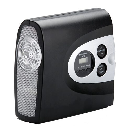 Compresor portabil pentru umflat roti Siegbert, afisaj digital, 10 bari
