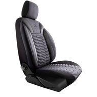 Set Huse Scaune Auto Panda Paris, negru gri, 11 piese