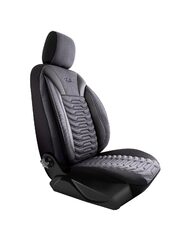 Set Huse Scaune Auto pentru Volvo XC60 - Panda Paris, negru gri, 11 piese