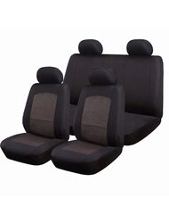 Set Huse Scaune Auto pentru Nissan Pathfinder - New Style, Negru Grena, 9 bucati