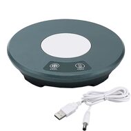 Incalzitor racitor 2in1 pentru lichide cu alimentare USB, 10W, 15 X 3 cm ,verde