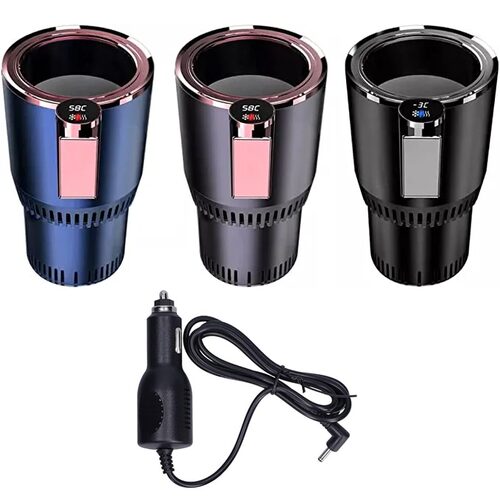 Suport pahar cu incalzire sau racire, display, alimentare 12V, 36W, 11.45 X 96 X 16.6 cm