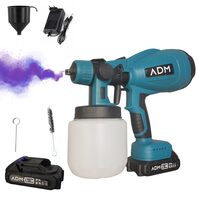 Pulverizator de vopsea, fara fir, 21v, cu 2 acumulatori litiu