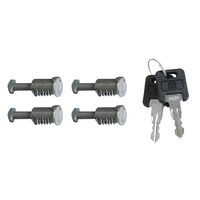 Butuci antifurt cu cheie pentru bare transversale Menabo Tiger, Omega, Delta, Professional