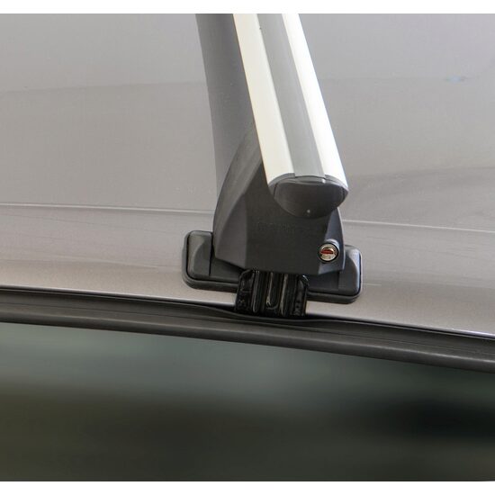 Bare transversale Menabo Delta Silver pentru Fiat Punto Evo, 5 usi, model 2009-2012