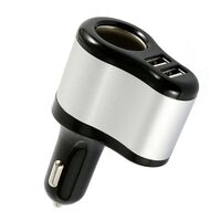Incarcator auto Siegbert DUAL USB Q.C3.0 x2, protectie, gri