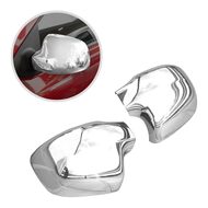 Set ornamente cromate din otel pentru oglinzi, compatibile Dacia Logan II (2012 - 2019), 2 bucati