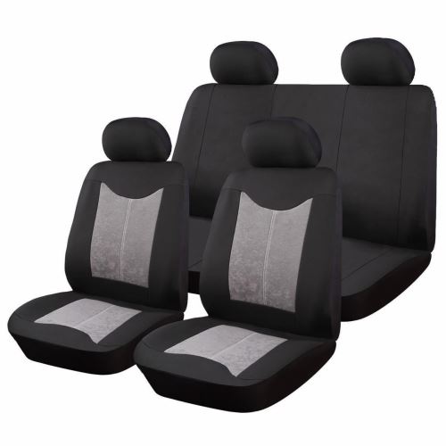 Huse Scaune Auto Daewoo Lanos - RoGroup Sueden-Polyester, pentru bancheta rabatabila, 9 Bucati