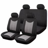 Huse Scaune Auto Suzuki Alto - RoGroup Sueden-Polyester, pentru bancheta rabatabila, 9 Bucati