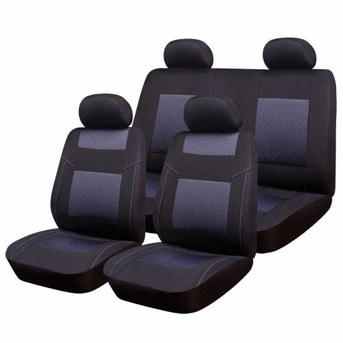 Huse Scaune Auto Vw Tiguan - RoGroup Premium Line, pentru bancheta rabatabila, 9 bucati