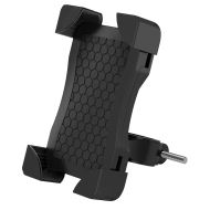 Suport pentru telefon mobil Siegbert, prindere pentru biciclete si motociclete, negru